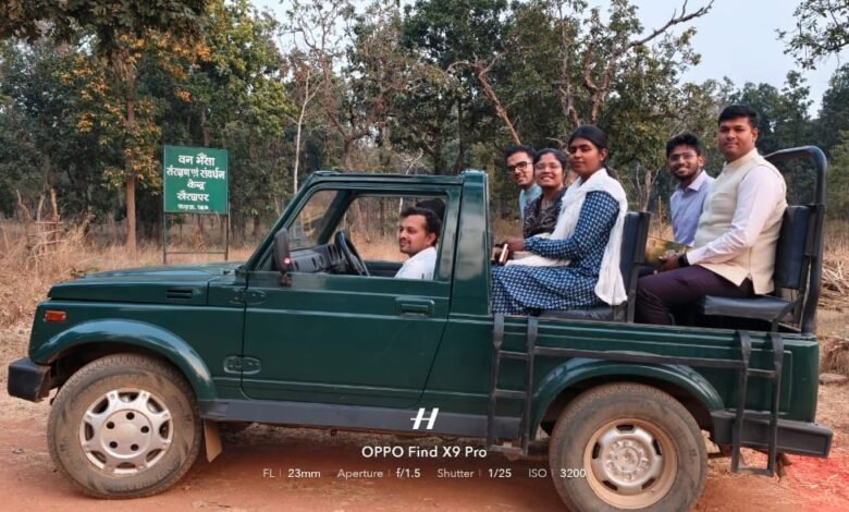Trainee IFS officers received practical training on modern forest management at Barnawapara