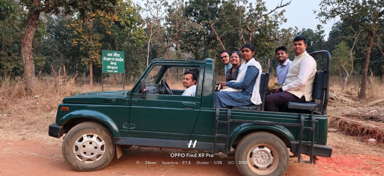 Trainee IFS officers received practical training on modern forest management at Barnawapara