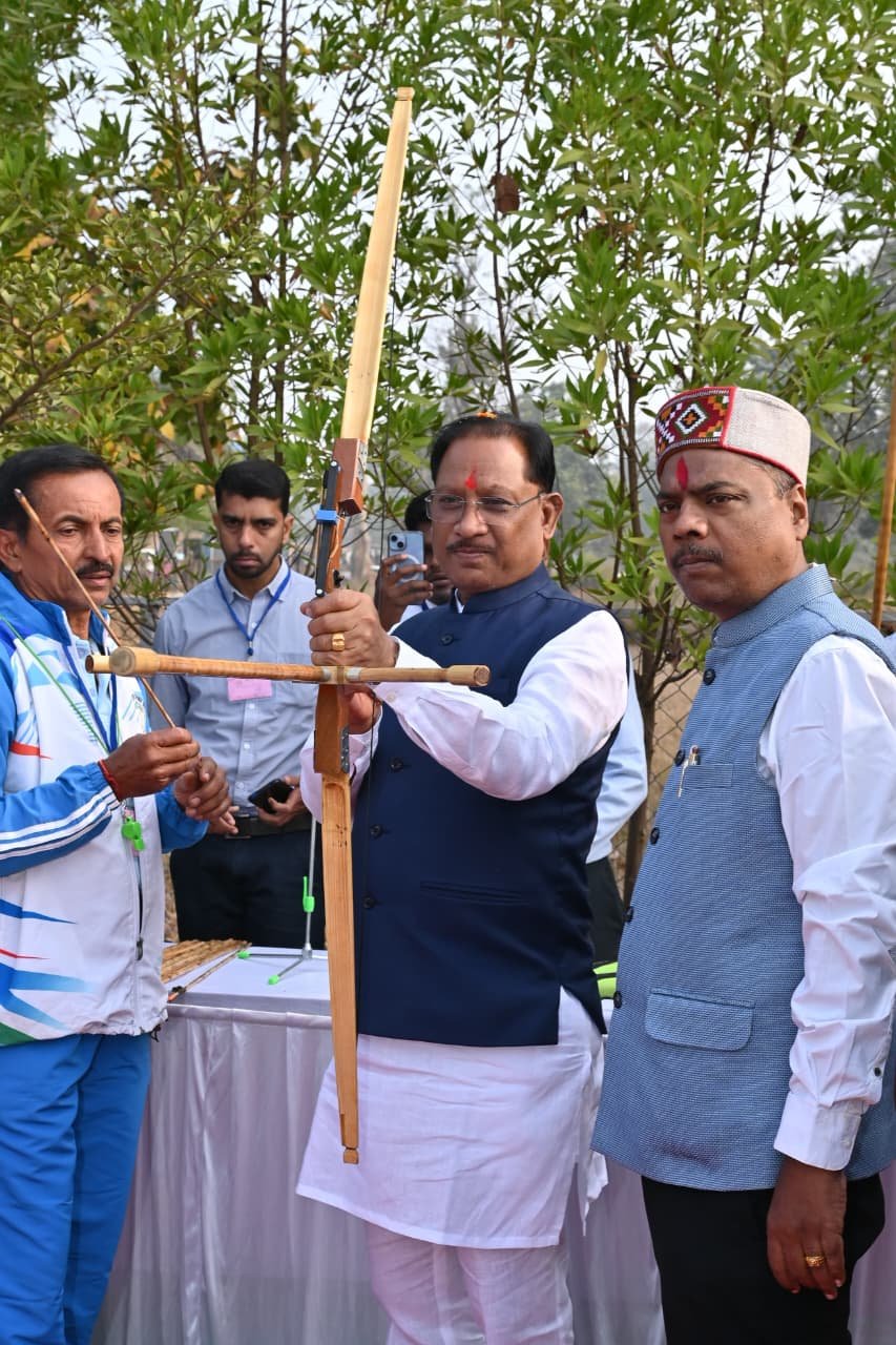 Message of peace and tourism in Abujhmad: Chief Minister participated in marathon, bike rally and sports activities during his stay in Narayanpur