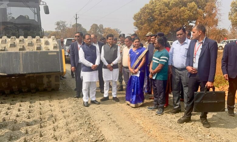 NH-130D will be the backbone of Bastar's progress, Chief Minister Vishnudev Sai inspected the construction work.
