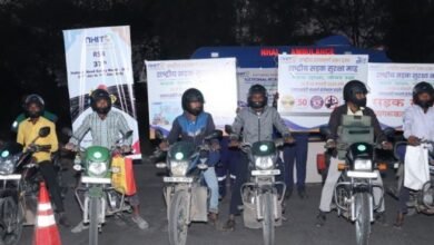 Photo of राष्ट्रीय सड़क सुरक्षा माह: रायपुर–बिलासपुर हाईवे पर हेलमेट वितरण, मॉक-ड्रिल और रक्तदान से जागरूकता अभियान तेज