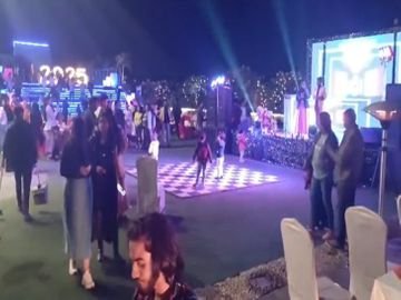 Chhattisgarh celebrates New Year with grand fervor, amid drunken hotel brawls and road accidents.