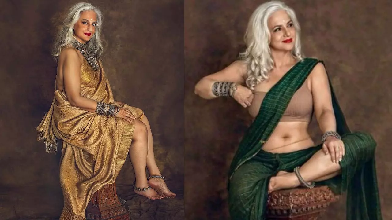 Kriti's look, which has given up its desi image and gone for a foreign style, has created a controversy.