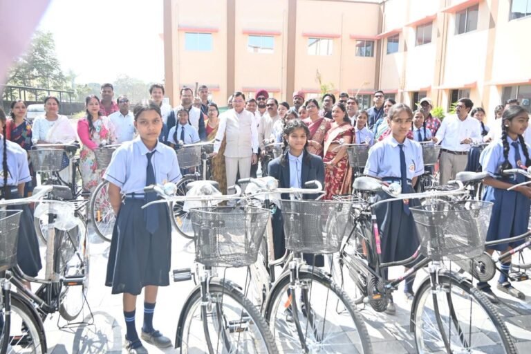 Saraswati Cycle Scheme gives new impetus to girl students, strengthens education in Korba