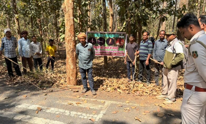 Preparations to save forests intensify: Major fire safety campaign in Kondagaon-Farasgaon