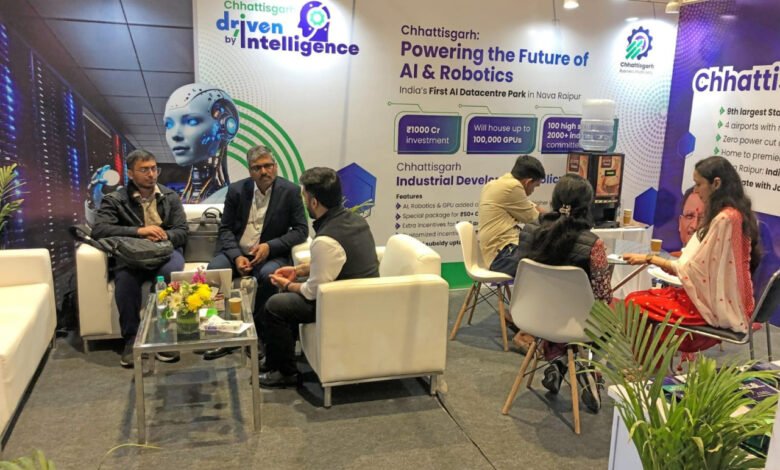 Chhattisgarh showcases strong AI performance at Bharat Mandapam; Nava Raipur's Rs 1000 crore data centre park becomes the centre of discussion