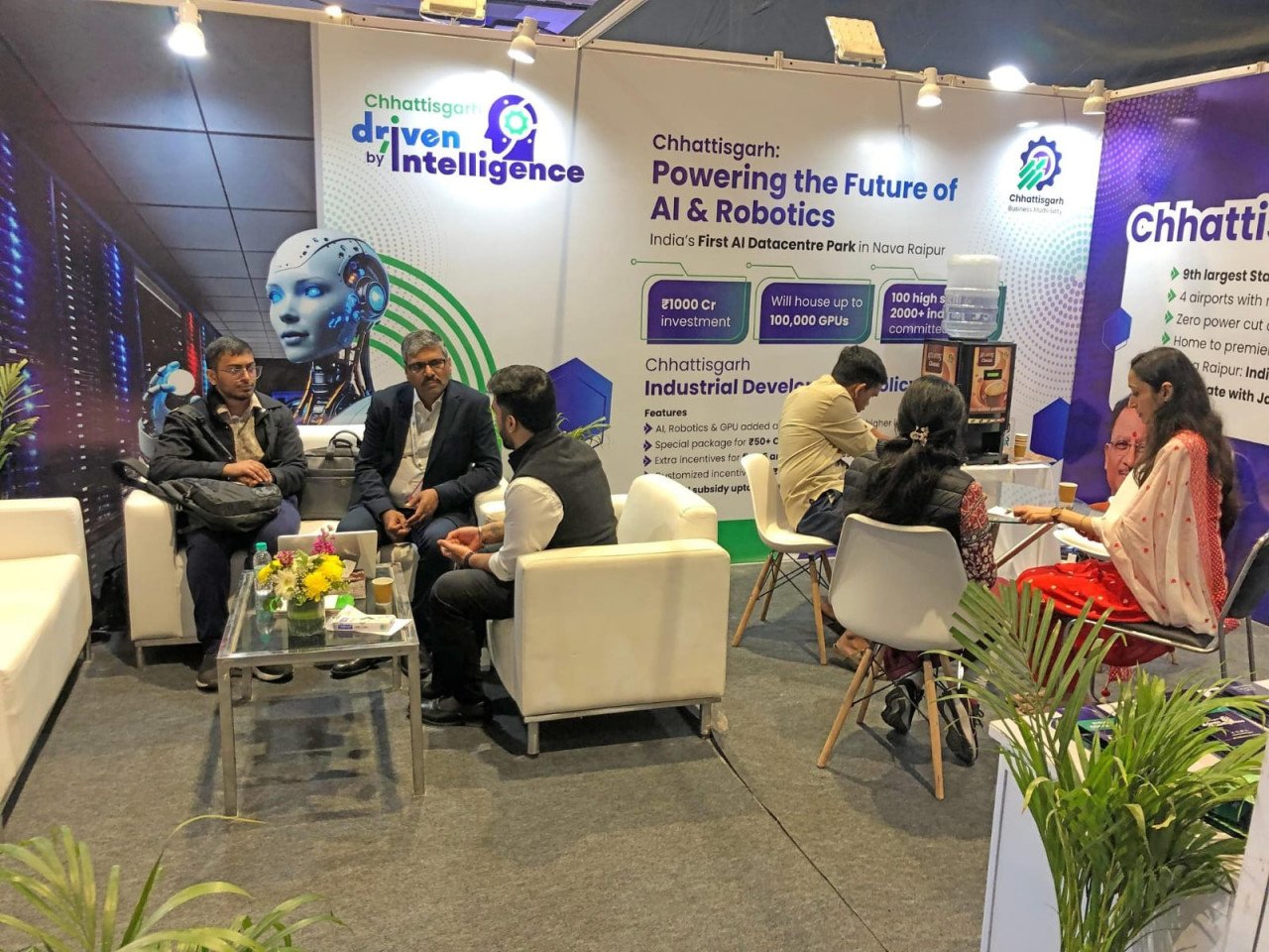 Chhattisgarh showcases strong AI performance at Bharat Mandapam; Nava Raipur's Rs 1000 crore data centre park becomes the centre of discussion