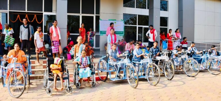 Disabled Empowerment Camp in Sukma, 401 people received assistive devices