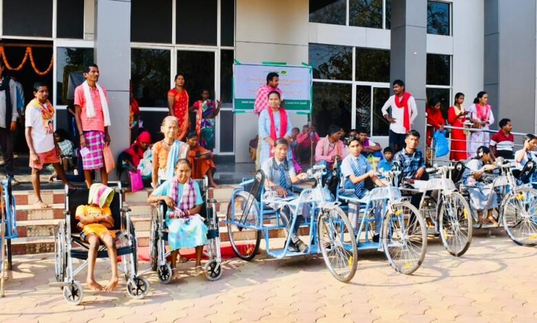 Disabled Empowerment Camp in Sukma, 401 people received assistive devices