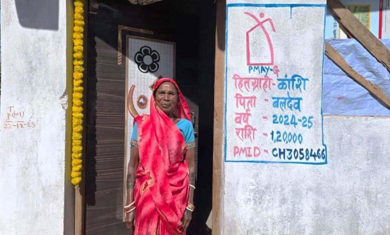 From a mud house to a concrete roof: Schemes have brought new light to Bhuiri Bai's life