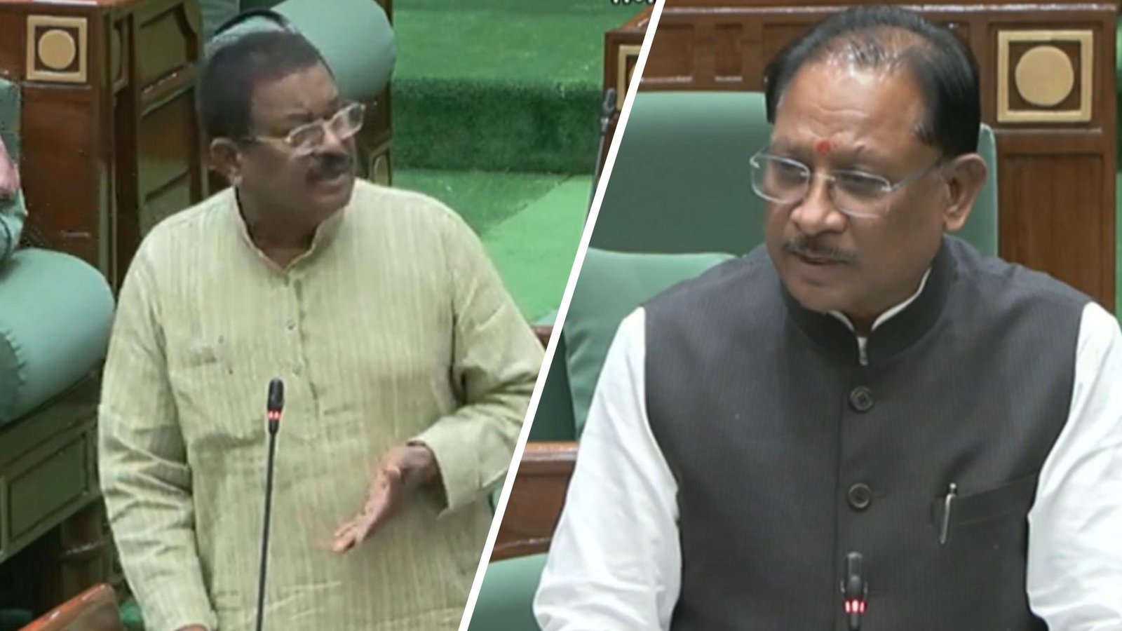 Only one of 16 projects in Khujji approved! CM Vishnudev Sai responds to Bholaram Sahu's questions in the Assembly.