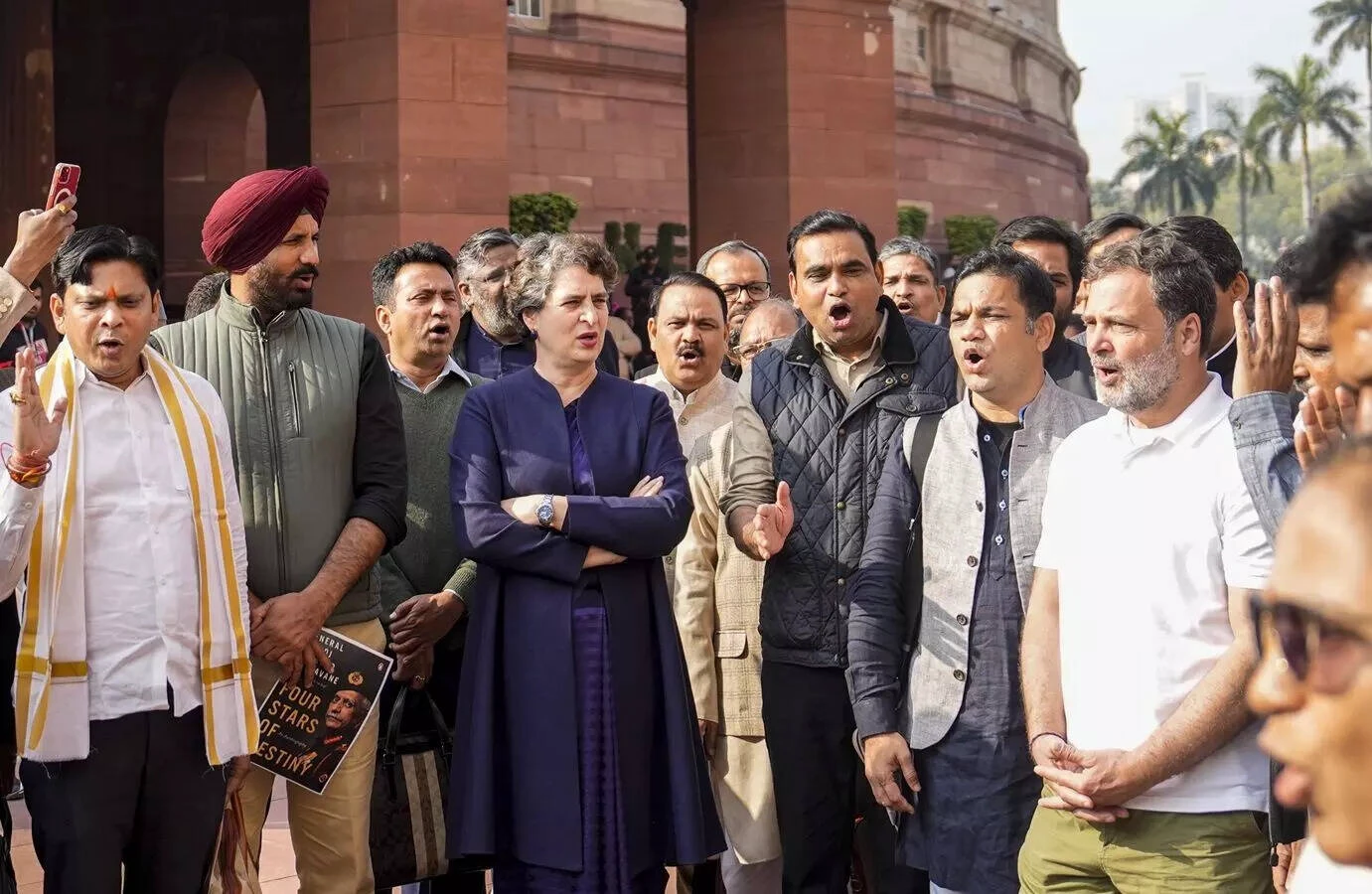 Uproar in Lok Sabha reaches its peak: 8 opposition MPs suspended for disorderly conduct