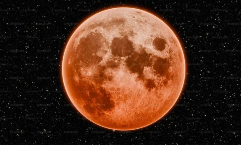 Shocking celestial event: The first total lunar eclipse of the year with a “Blood Moon” on March 3, 2026