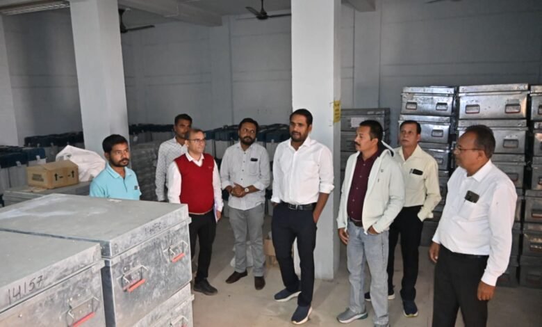 Quarterly inspection of EVM-VVPAT warehouse completed, security arrangements thoroughly examined