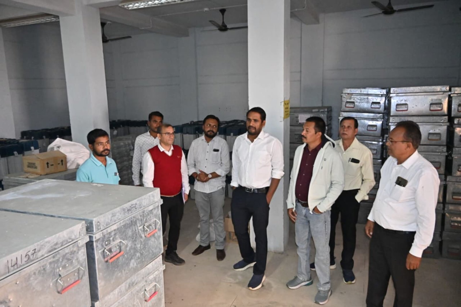 Quarterly inspection of EVM-VVPAT warehouse completed, security arrangements thoroughly examined