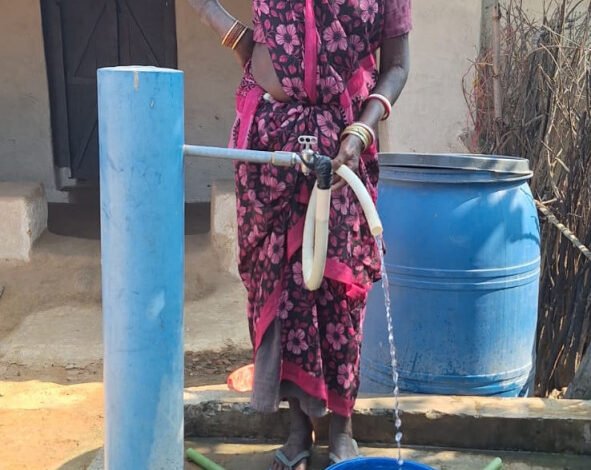 Relief flows from the tap: Life changes for Fulmat Bai of Navapara