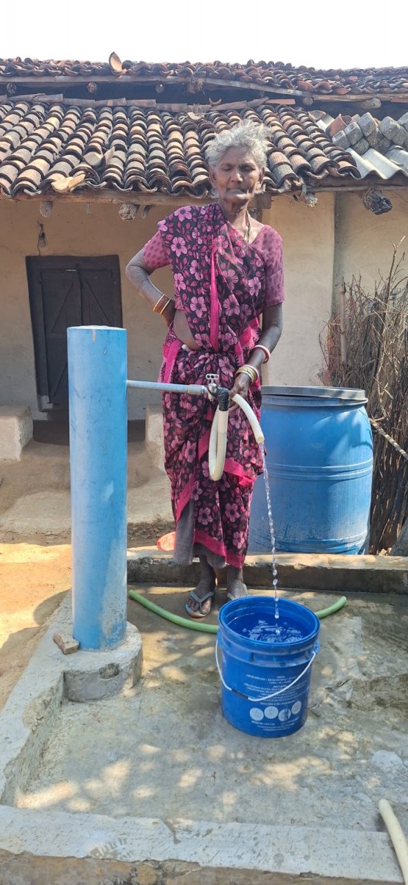 Relief flows from the tap: Life changes for Fulmat Bai of Navapara