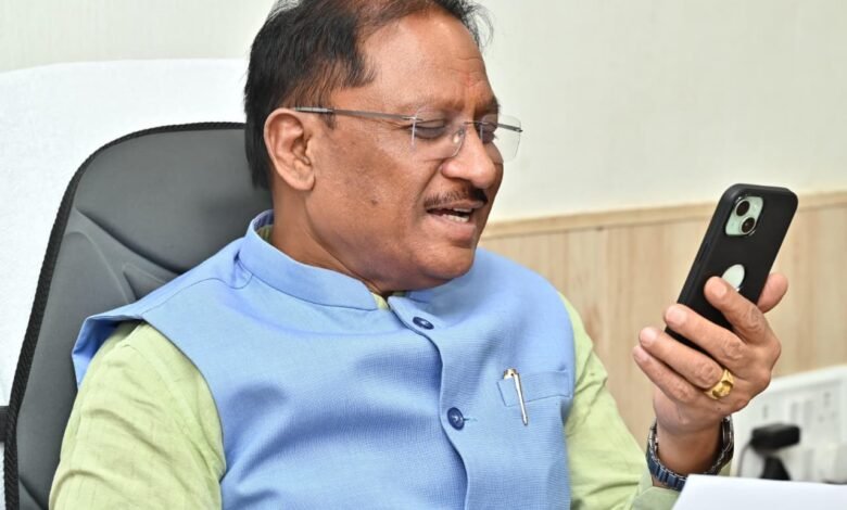 Chief Minister Vishnu Dev Sai congratulated the youth of Chhattisgarh on their success in UPSC 2025 through video call.