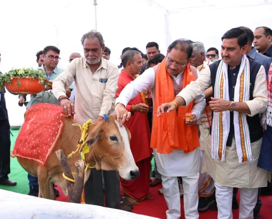 25-acre cowshed started in Lakhasar, destitute cattle will get safe shelter and training
