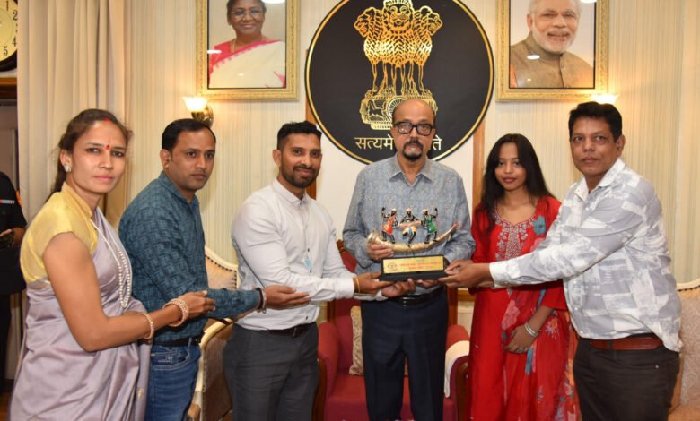 The 'Radio Sangwari' team met the Governor and is on a mission to take folk culture to the new generation.