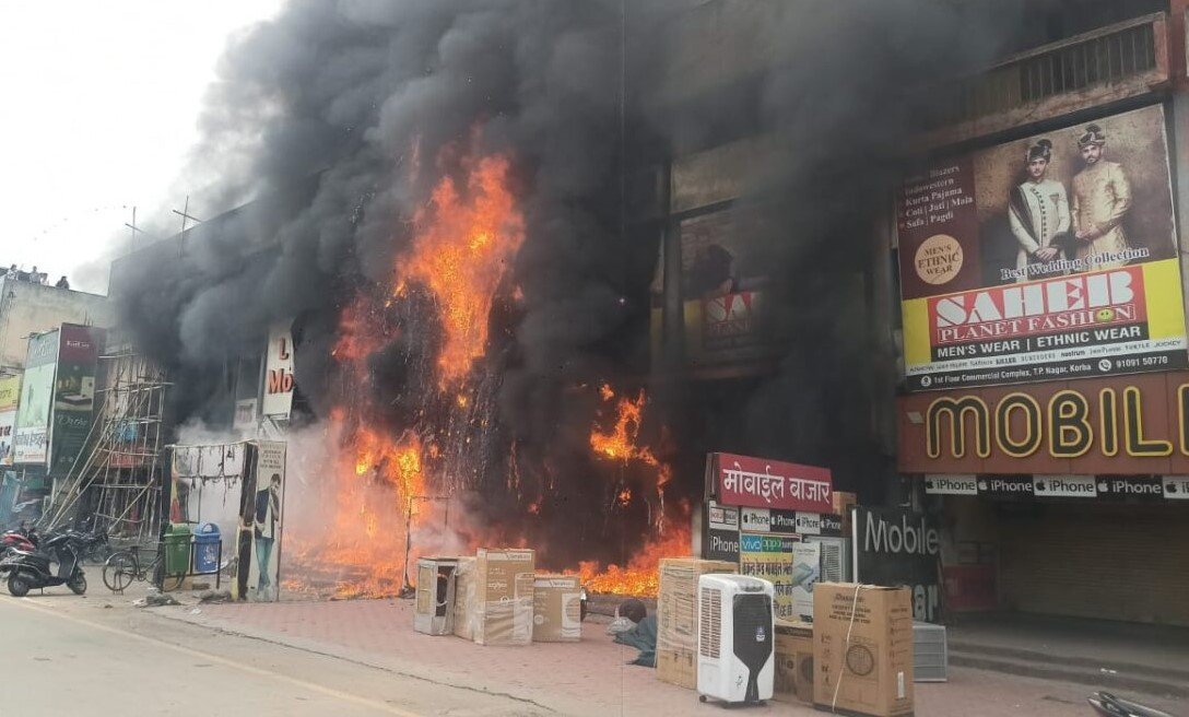 Massive fire in cold drink shop, did Chhattisgarh safety rules fail?
