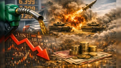 Photo of युद्ध से कांपा वैश्विक बाजार: तेल 100 डॉलर पार, एशियाई बाजारों में भारी गिरावट