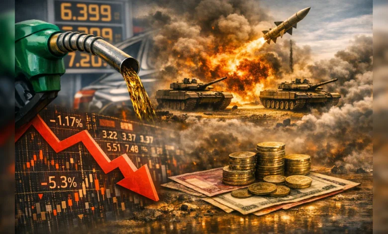 War shakes global markets: Oil crosses $100, Asian markets fall sharply