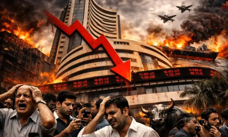 Stock market burns in oil fire: 1100 points fall in one stroke, panic among investors