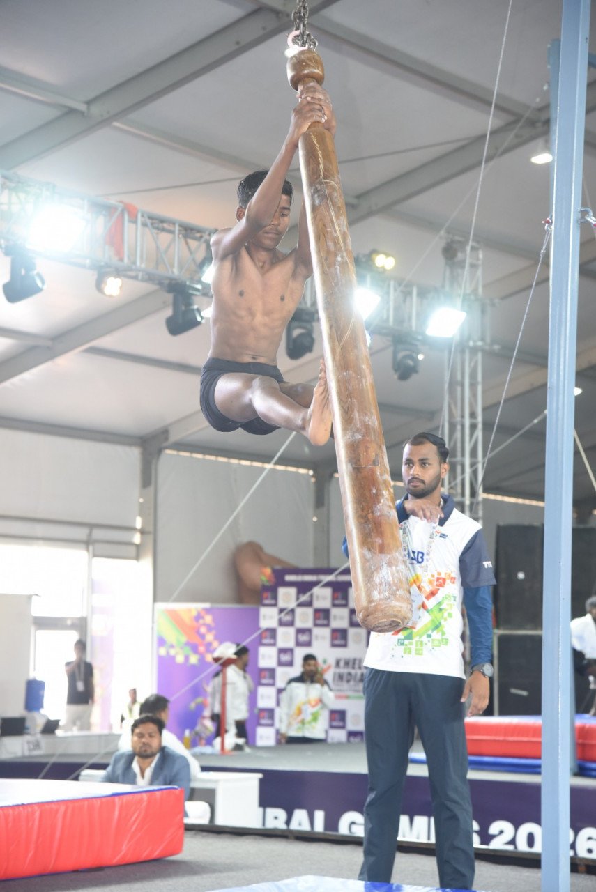 Ambikapur shines with Mallakhamb, showcases traditional sports at Khelo India Tribal Games