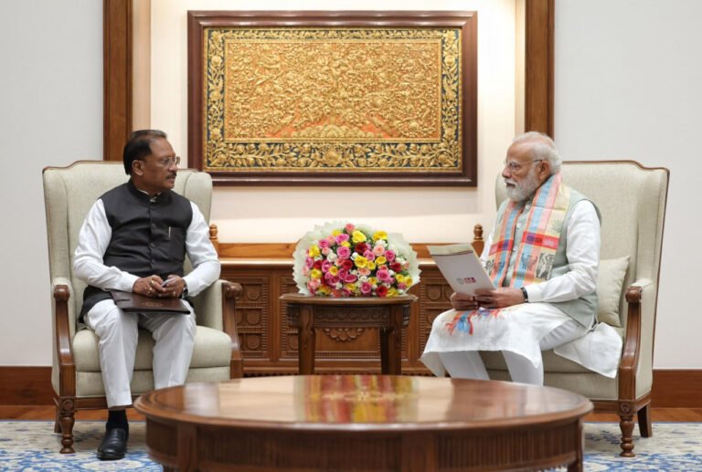 Mega Blueprint for Bastar's Development: CM Hands Over New Direction to PM, Invites Visit After Monsoon
