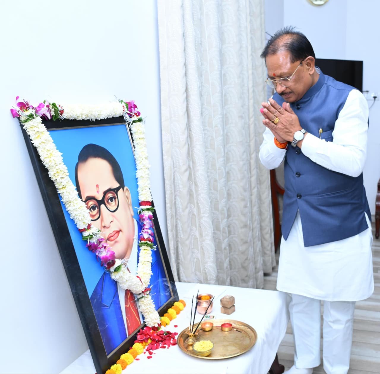 Tributes paid in Raipur on Ambedkar Jayanti, message of social justice and equality reiterated