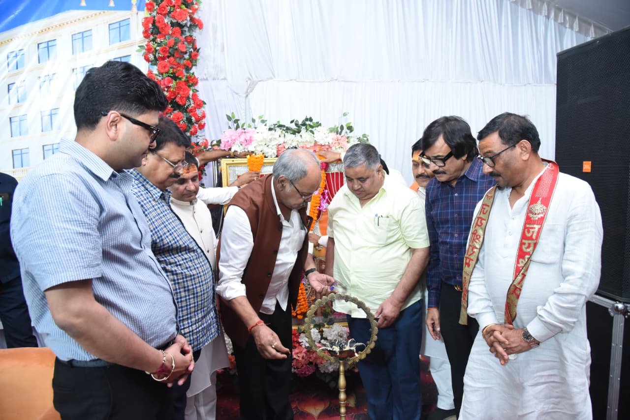 Jesh Agarwal laid the foundation stone of Agroha Palace, a message of service and dedication