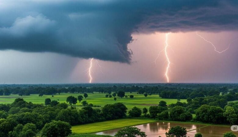 Chhattisgarh faces double attack of intense heat and storm, administration on alert but danger persists