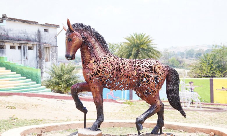 Jashpur's Eco Park has become a model, creating a new world of beauty from junk.