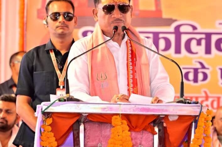 कलिबा में कलिबेश्वर महादेव मंदिर की प्राण-प्रतिष्ठा में शामिल हुए मुख्यमंत्री, सामुदायिक भवनों के लिए 25 लाख रुपये की घोषणा 1 Chief Minister participates in the consecration ceremony of Kalibeshwar Mahadev Temple at Kaliba, announces Rs 25 lakh for community buildings