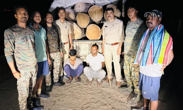 बलरामपुर में साल लकड़ी की तस्करी पर वन विभाग का शिकंजा, पिकअप जब्त, दो आरोपी जेल भेजे गए 1 Forest department cracks down on sal wood smuggling in Balrampur, pickup seized, two accused sent to jail