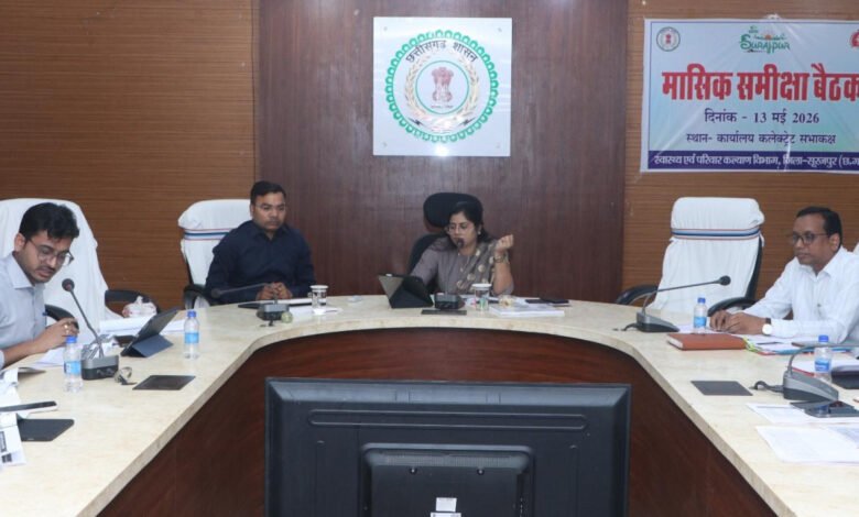Administration strict on malnutrition and child protection in Surajpur, Collector Rena Jamil gave instructions for ground action