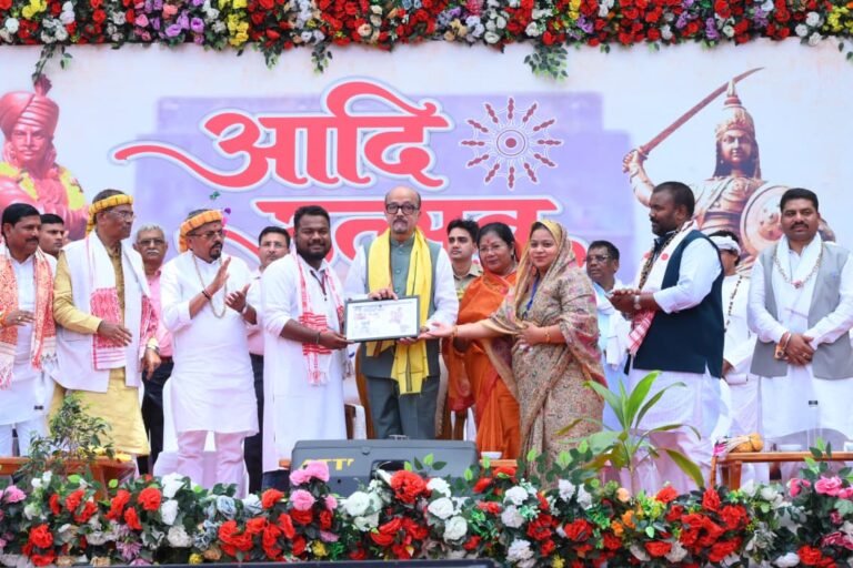Tribal pride, Gondwana heritage and the valor of Rani Durgavati resonated at the Aadi Utsav.
