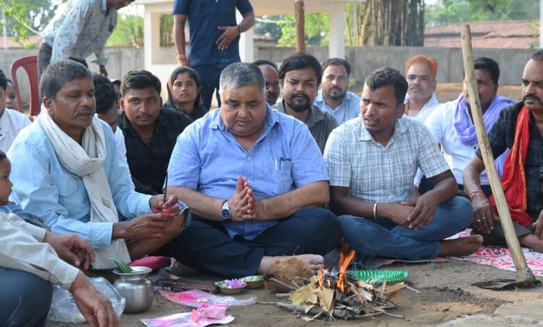 Surguja's religious sites get a new gift, ground breaking ceremony for temple development works in Fulchuhi and Dandgaon