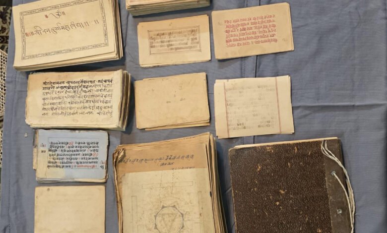 A centuries-old mystery unearthed in Surguja! Rare tantric and religious manuscripts unearthed from the Dhourpur royal family