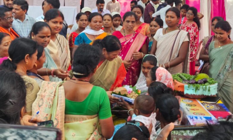 Crowds of villagers gathered at the Good Governance Tihar camp, prompt action taken on 534 applications