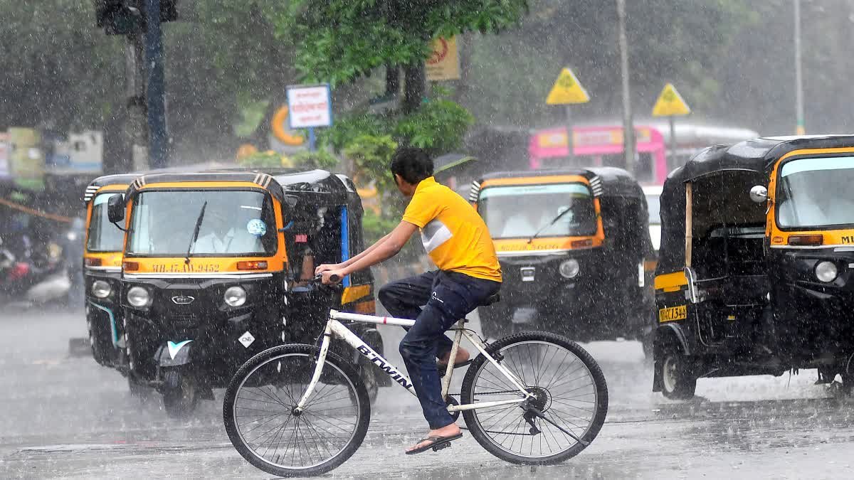 Weather shifts due to heavy downpour; alert issued for heavy rain in over 15 districts.