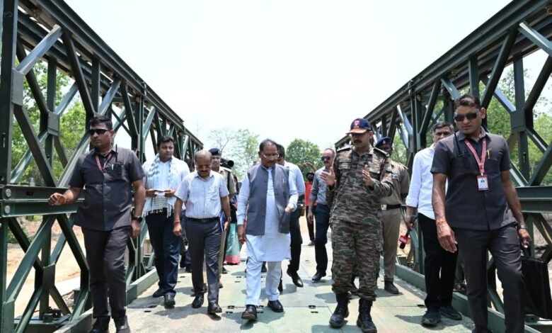 A new bridge of development in Kondapalli! Vishnu Dev Sai saw the Bailey Bridge, which will change the future of Bastar.