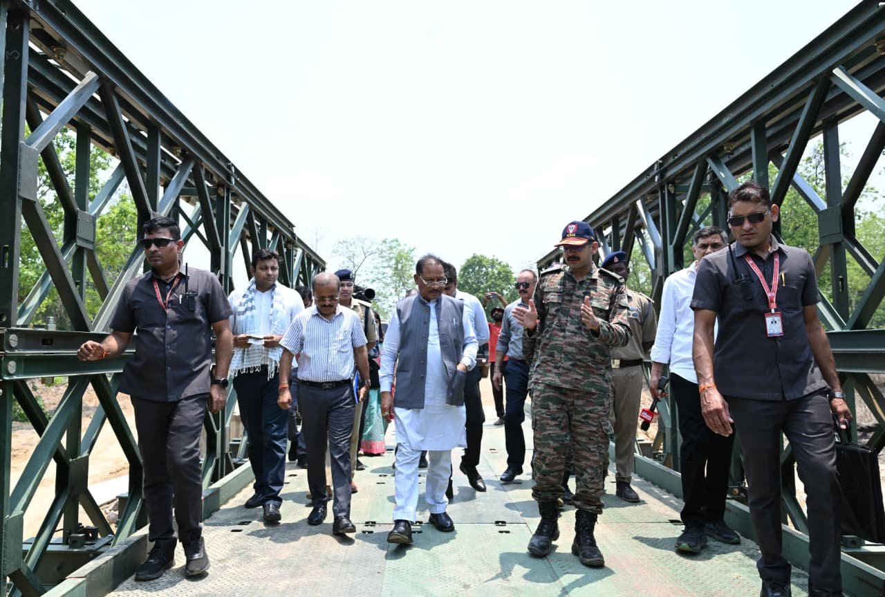 A new bridge of development in Kondapalli! Vishnu Dev Sai saw the Bailey Bridge, which will change the future of Bastar.