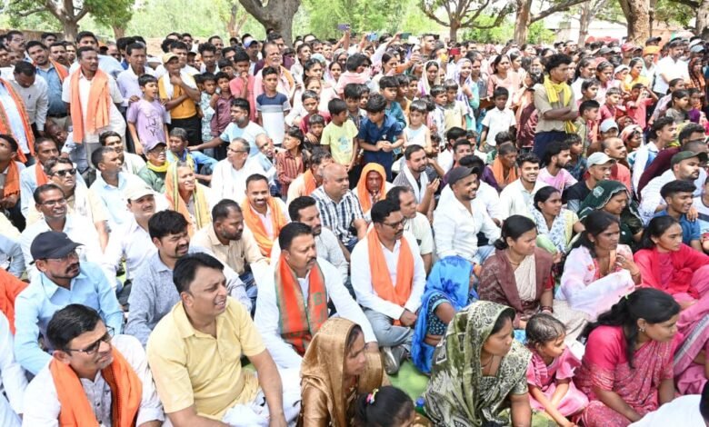 Janchaupal held under the shade of a mango tree: Chief Minister reached Nimdha, gifted Nursing College, Mini Stadium and Mangal Bhawan
