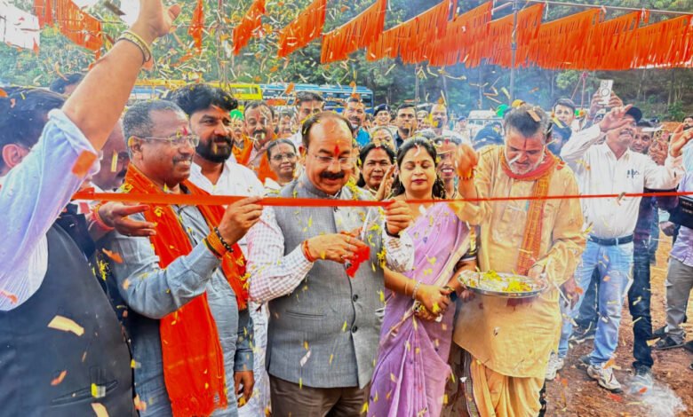 Kirandul gets a new development gift: Inauguration and Bhoomi Pujan of works worth Rs. 7.19 crore, Oxygen Zone Park dedicated to the public