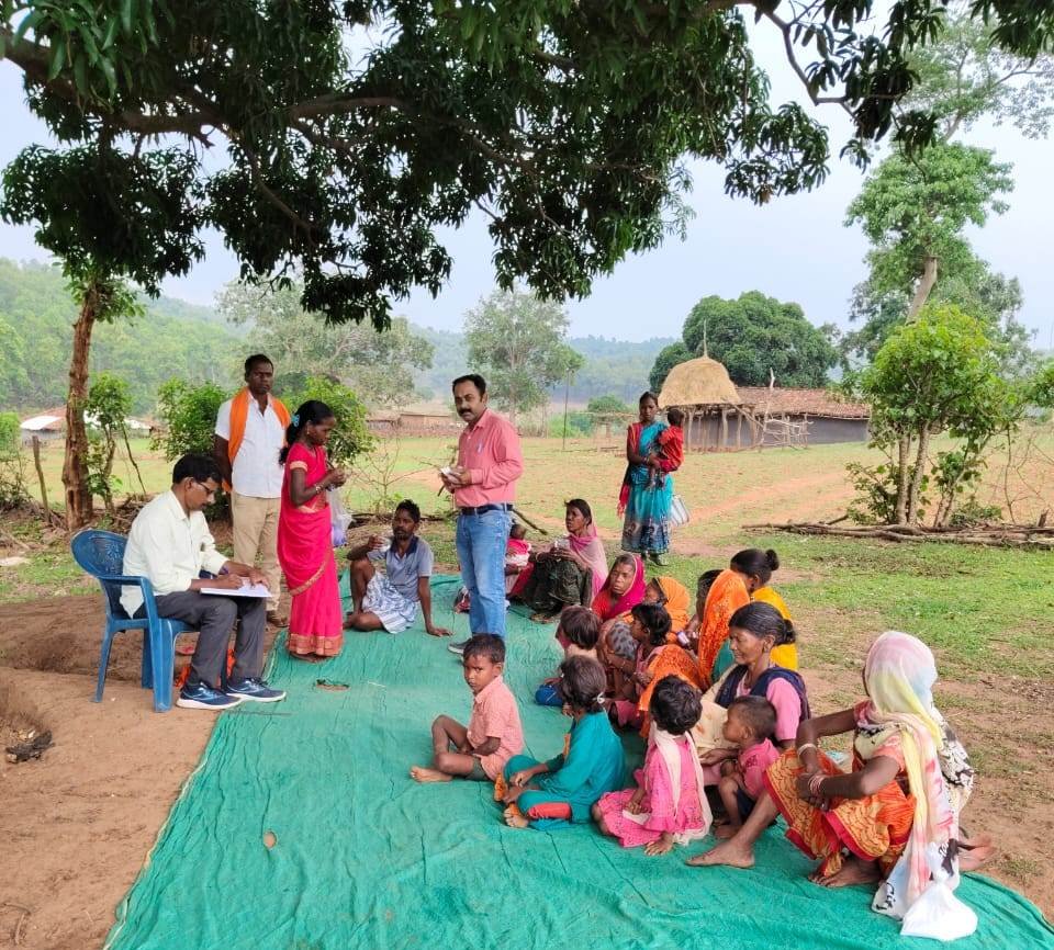 Health services reached the remote Bardih, benefited from treatment and awareness in the village itself.