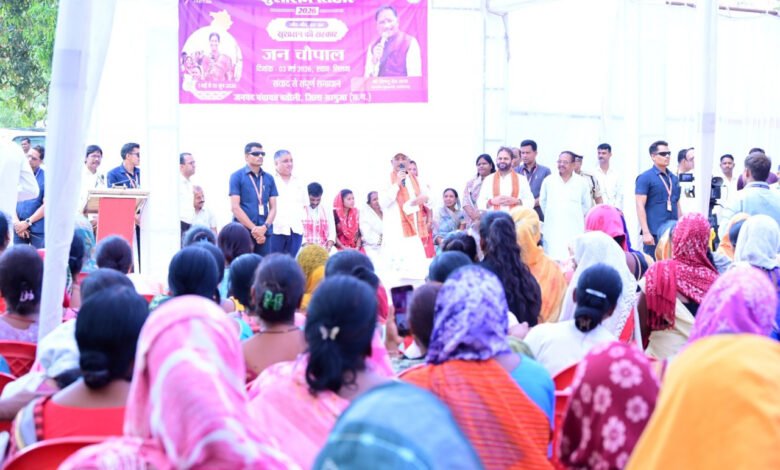 'Sushasan Tihar' announcements implemented on the ground; development works approved for Sarguja villages.