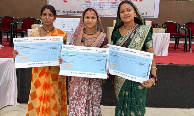 Government assistance to transform women's fortunes; ₹60,000 grant to the Mahamaya Group to give a new boost to self-employment.