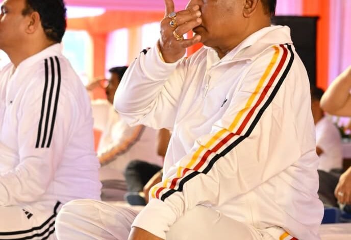 Yoga resonates in Ambikapur; Chief Minister Vishnu Deo Sai shares the mantra for a healthy life.
